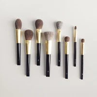 Shoushoulang Professional Handmade Make Up Brushes 1PC Red Squirrel Goat Hair Mother-of-Pearl Ebony Handle Makeup Brushes 2