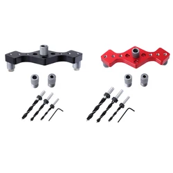 Gabarit de trou de poche Vertical 6 8 10Mm, Guide de perçage à centrage automatique, localisateur réglable, outils de perçage de trous 