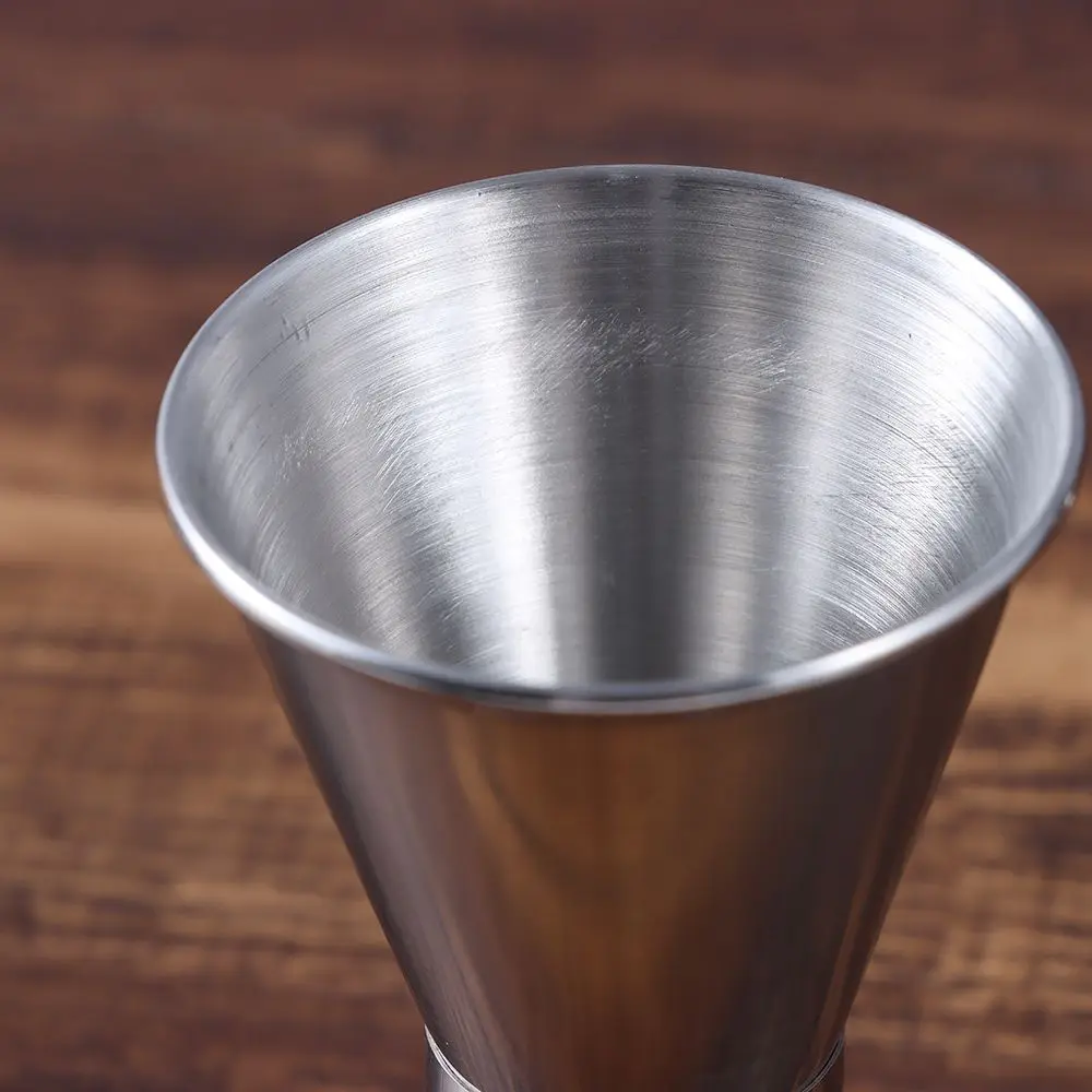 S7a766f8fd0aa4019bc30042393e01dc6l Dual Shot Measure Cup Stainless Steel Measure Jigger Cocktail Mug Drinking Spirit Barware Kitchen Gadgets Bar Tools Mallzona
