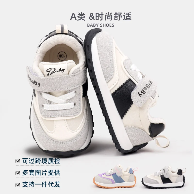 Spring and Autumn Children Casual Sports Shoes High Quality Anti Slip Walking Shoes for Girl Boy Cute Baby Prewalker Shoes BM16 3