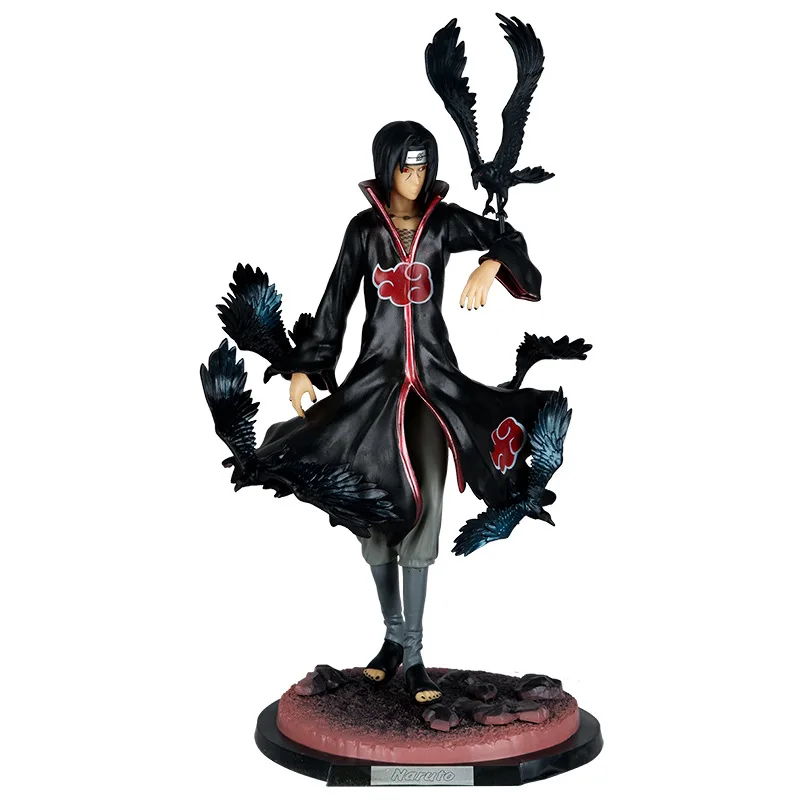 35Cm Boxed Naruto Anime Action Figure Uchiha Itachi Pvc Statue Shippuden Uchiha Itachi E Crow Collection Model Toy