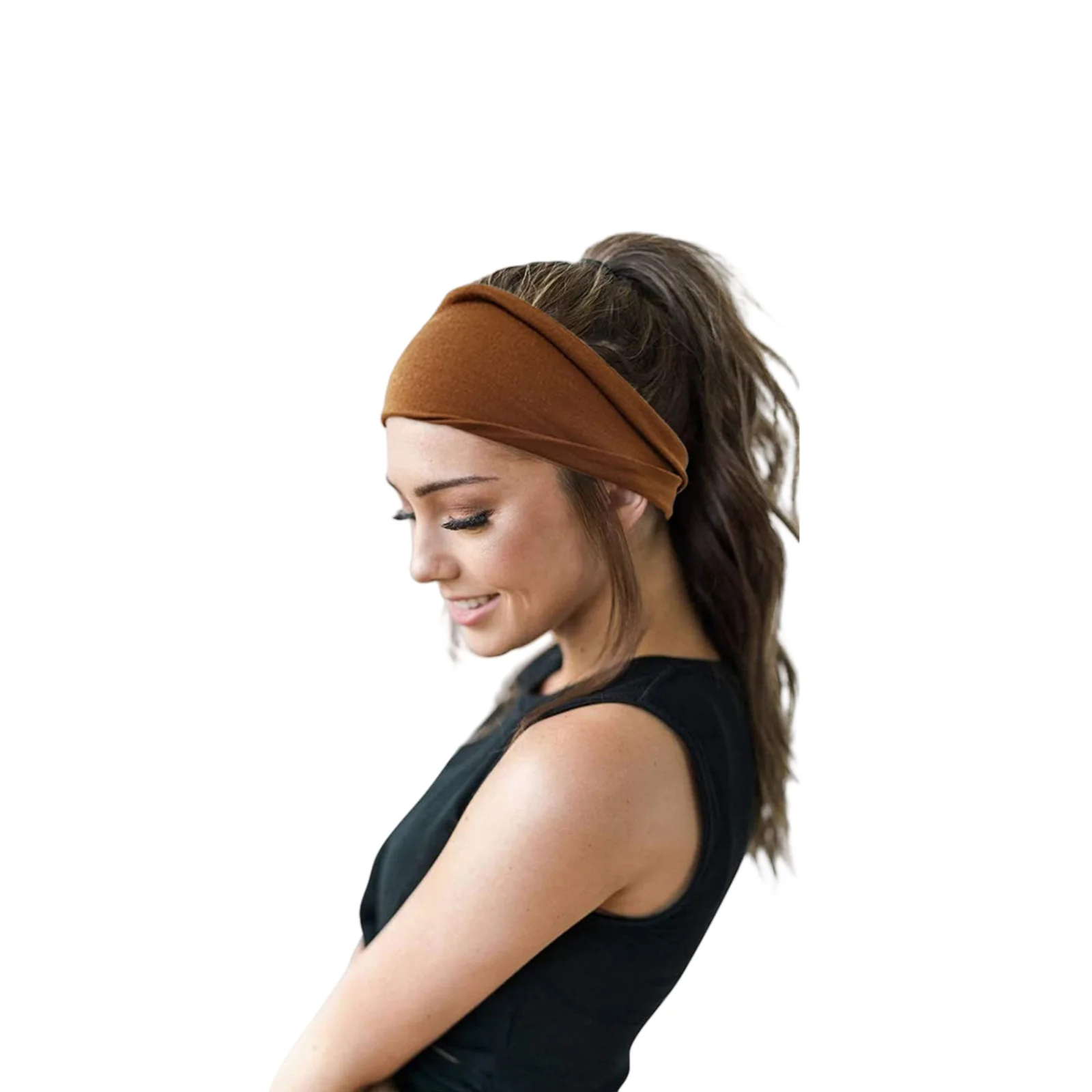 1pc Sports Headbands Set: 2-Piece Elastic Sweatband For Yoga, Running & Fitness, Soft Stretch Hair Bands For Women & Men