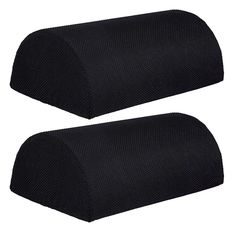 

2X Ergonomic Feet Cushion Support Foot Rest Under Desk Feet Stool Foam Pillow Foam Footrest Massage (Non-Slip Cloth)