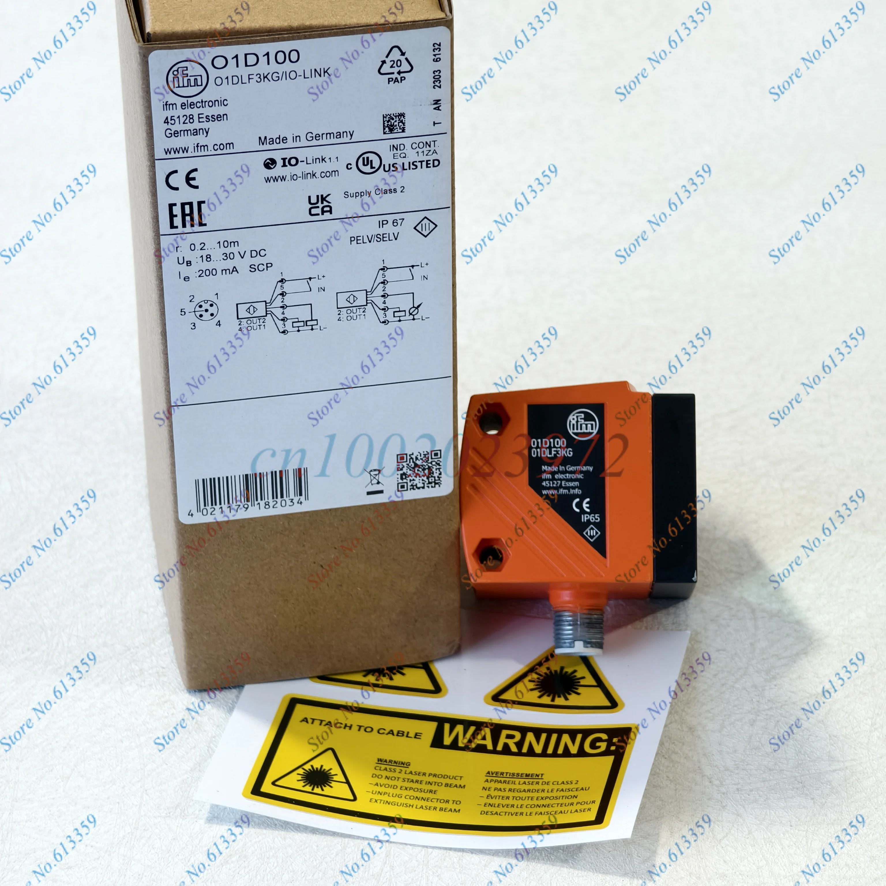 Sensore Fotoelettrico Con Soppressione Di Sfondo - 07x2xx Series - Ifm Electronic - A - Foto 12