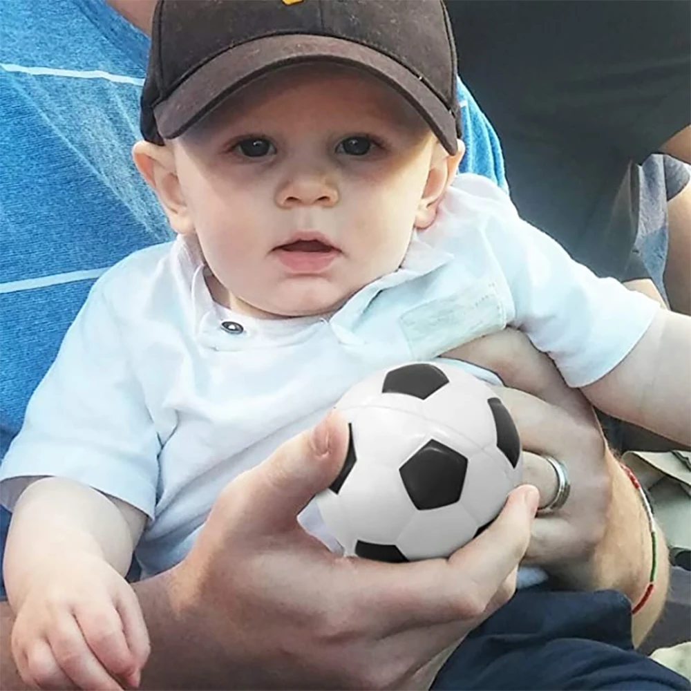 63mm Children Soft Football Basketball Baseball Tennis Toys  Foam Sponge Decompression Vent Stress Balls Soccer Anti Stress 6