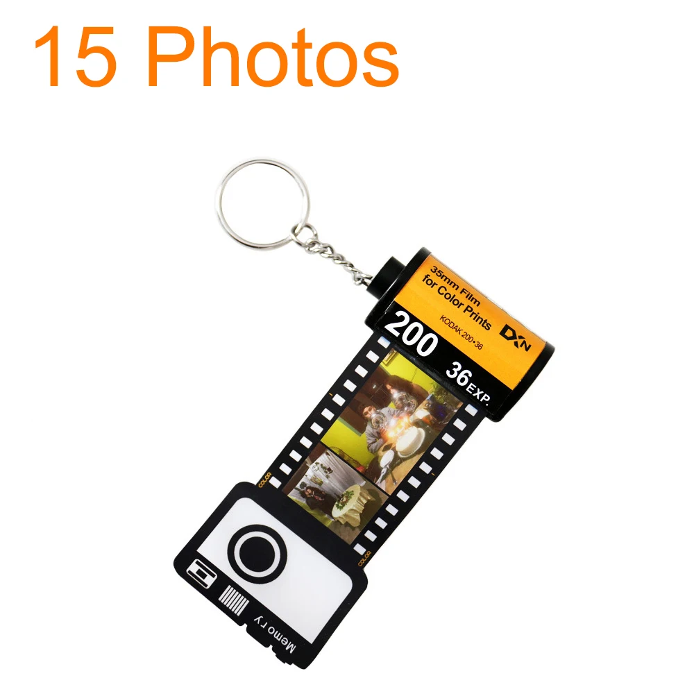 Custom Camera Film Roll Keychain DIY Personalized 10pcs Photo