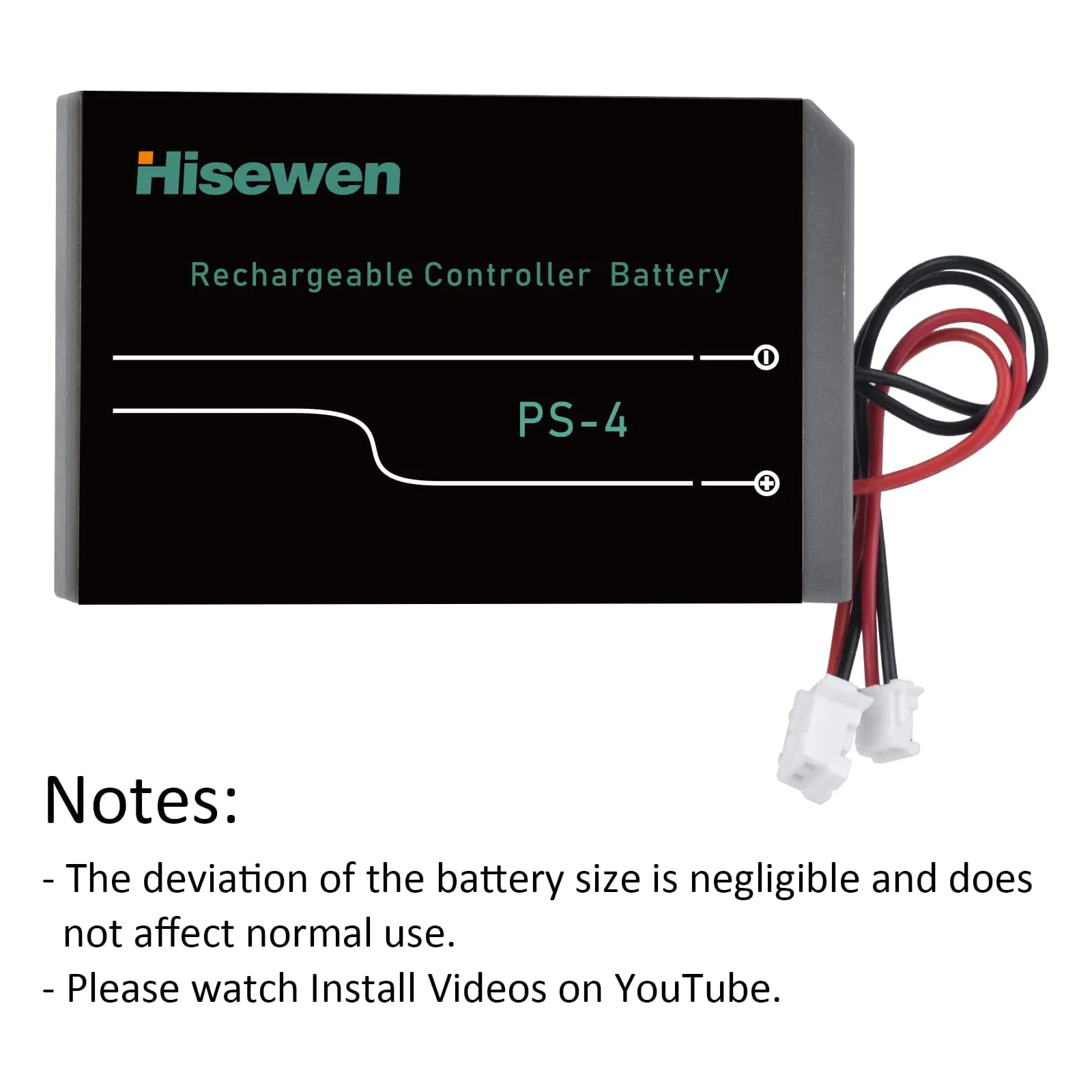 Batterie De Rechange Pour Manette PS4 DualShock - 1800mAh, Neuve (modèle Générique)