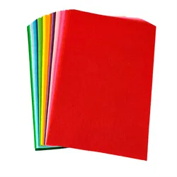 Assorted Color Nonwoven Fabric Sheets - 40 Pack of 10x15cm Soft Cloth for DIY Craft and Sewing Projects (40Pcs)