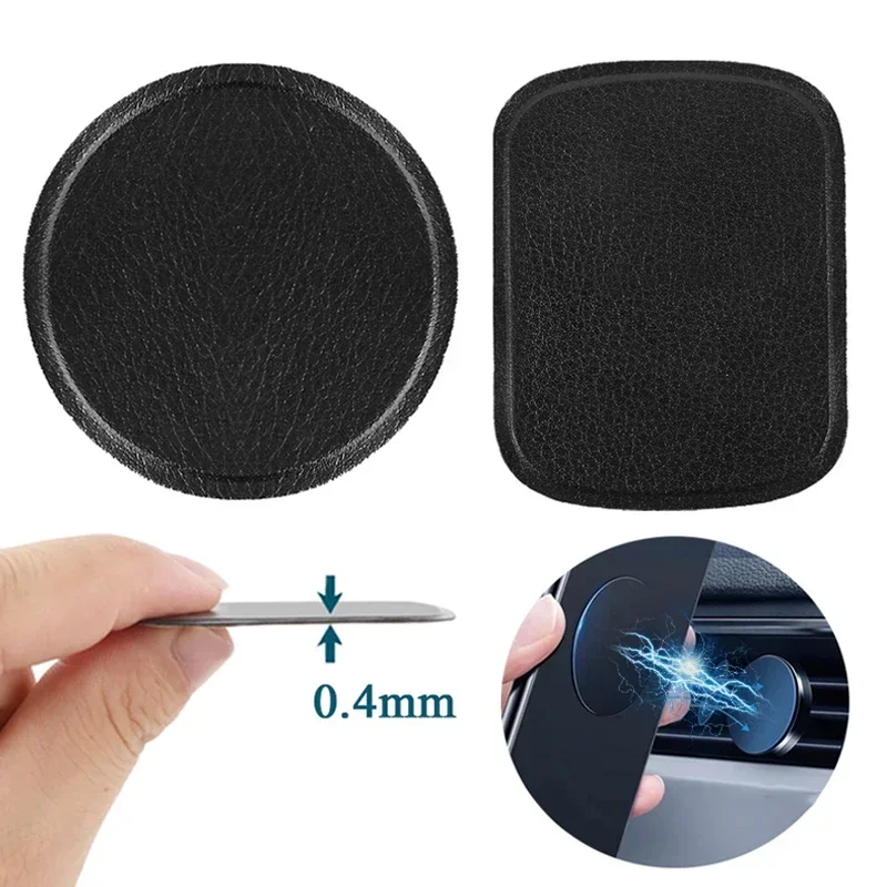 Magnetic Disk For Car Phone Holder Magnet Metal Plate Leather Iron Sheets For Magnetic Air Vent Mount Car Holder Stand Bracket