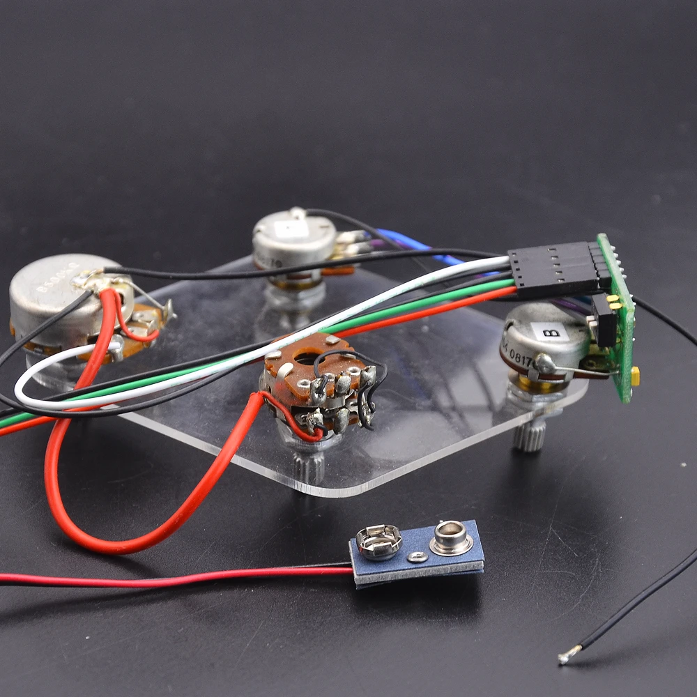 Active2BandEQPreampCircuitforPassiveBassPickupAmpHarnessUS