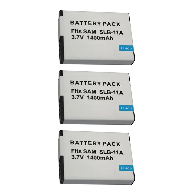 

3.7V SLB-11A SLB11A Camera Battery for Samsung CL65 HZ25W WB1000 TL320 TL240 HZ30W WB610 WB2000 TL350 WB610 ST5500 ST5000 CL80