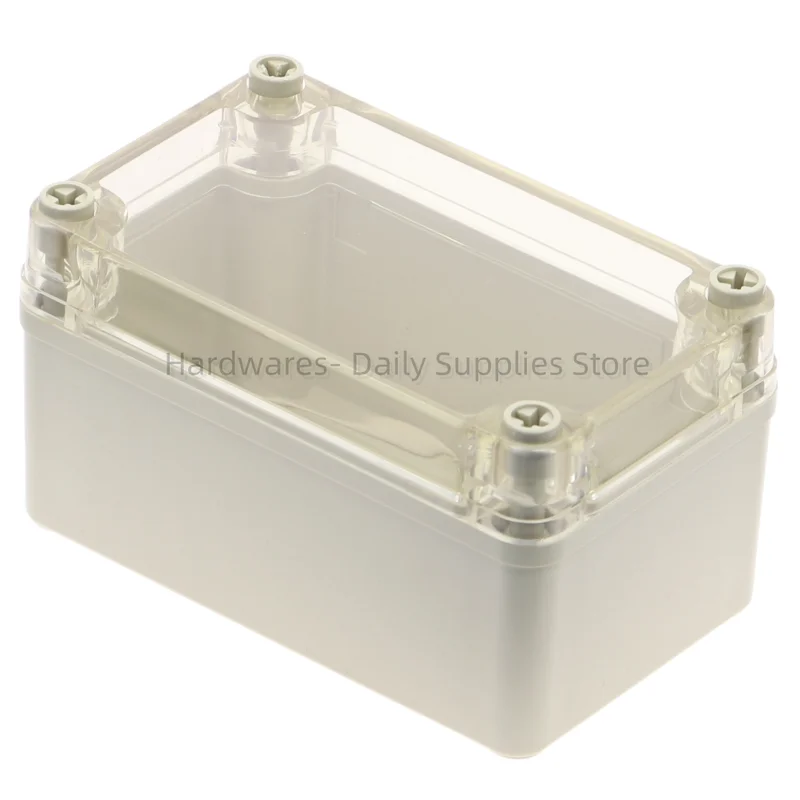 

1pcs 130x80x70mm High Quality ABSWaterproof Plastic Junction Box Electronics IP66Transparent plastic junction box