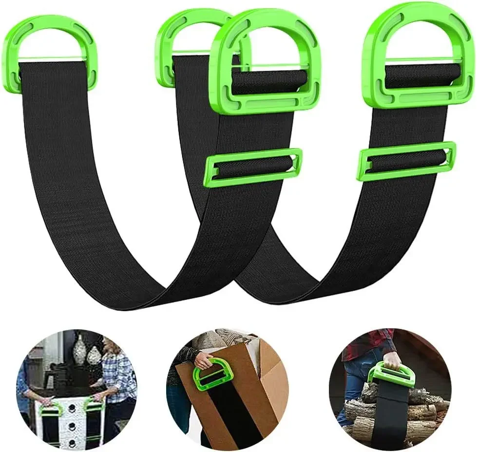Moving Straps Furniture Mover Adjustable Wrist Forearm Forklift Lifting Transport