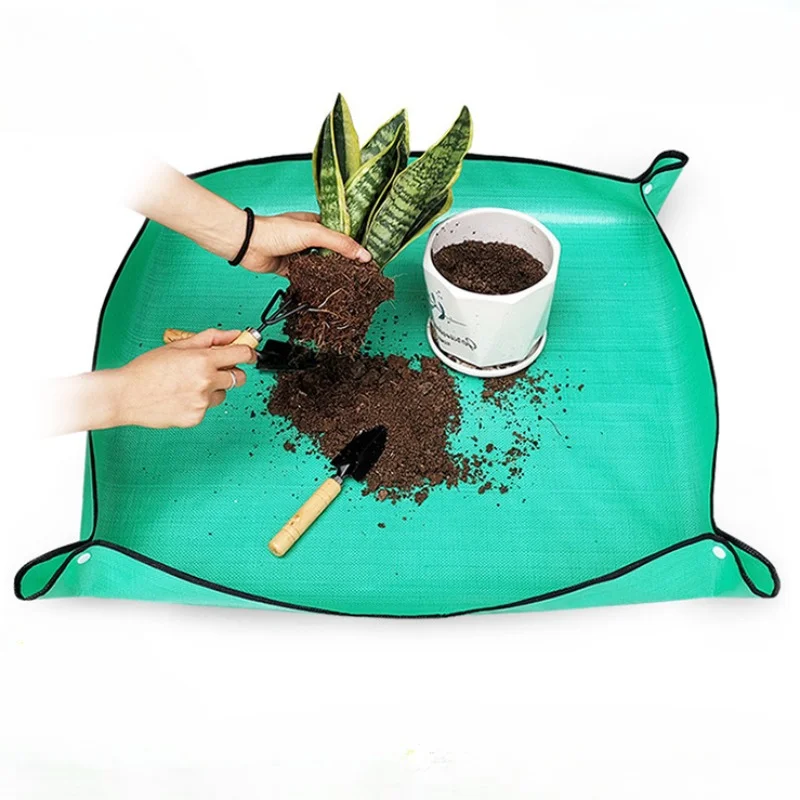 32 100CM Planting Mat Garden Flower Pot Plant Repotting Mat Reusable