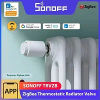 SONOFF TRVZB Zigbee Thermostatic Radiator Valve Dongle E Bridge P Smart Home Heating Froest Protection Remote Group Control