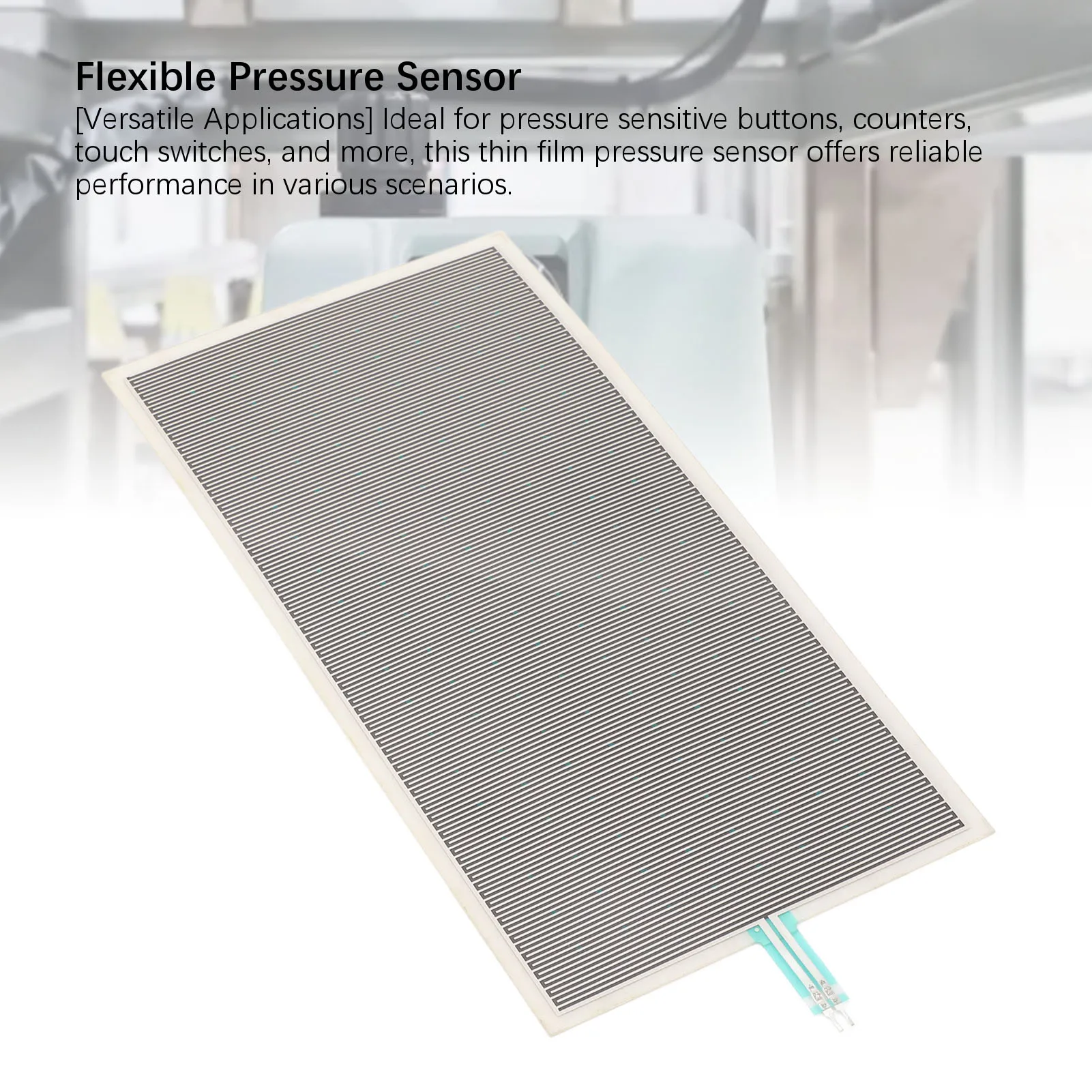 Thin Film Pressure Sensor 100x200mm 10‑1000g Range Flexible Piezoresistive Force Sensitive Resistor Thin Film Pressure Sensor