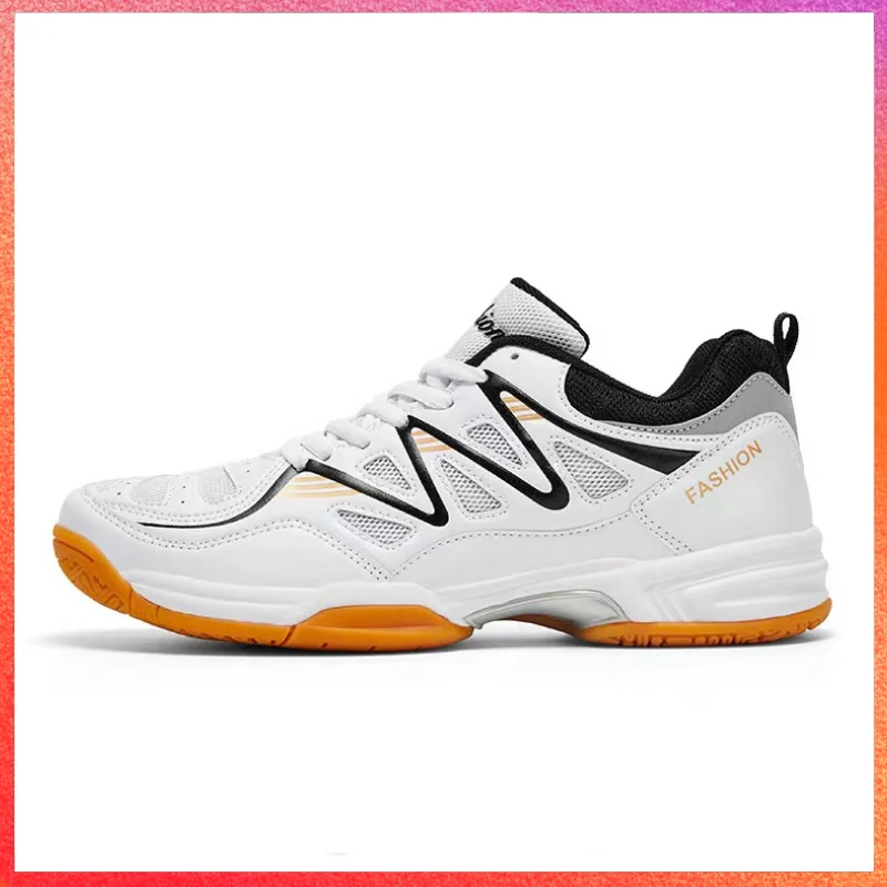 

2024 New Badminton Shoes Unisex Indoor Court Professional Sports Sneakers Breathable Anti-Slippery Light Weight Women Volleyball