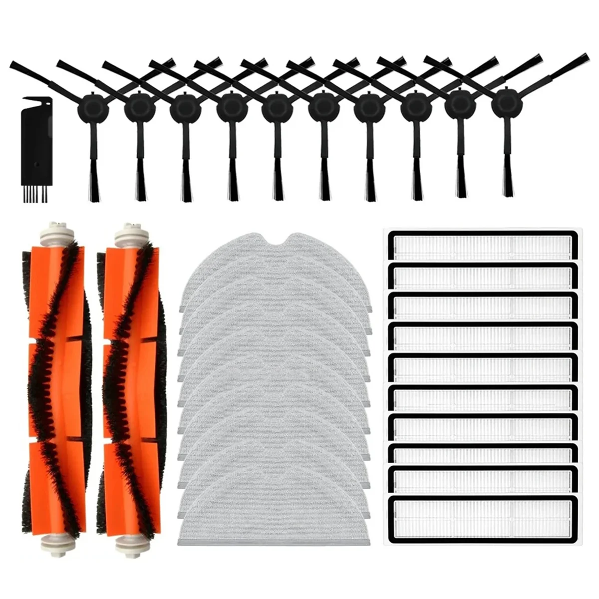 

Запчасти для поиска LDS, основная боковая щетка для Dreame D9, D9 Max, Bot L10 Pro, запчасти для насадки на швабру