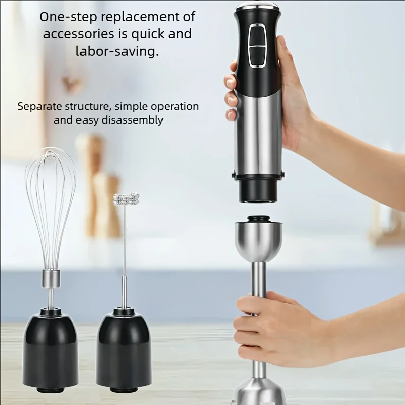 Xiaomi Youpin 5 in 1 Blender Mixer 1000W Powerful Stainless Steel Stick Food Mixer Mixing Beaker Processor Whisk Versatile Home 3
