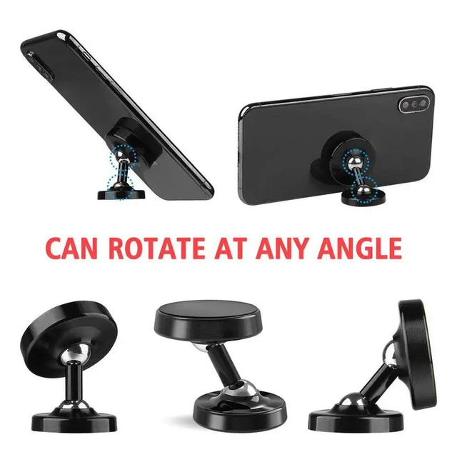 Double-sided Magnetic Phone Holder Dual Phone Mount Stand For Gym