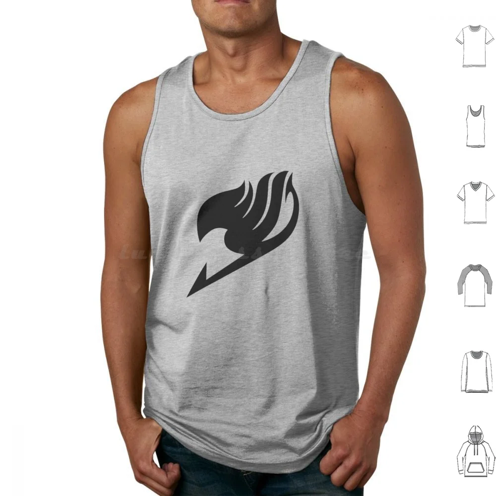 Fairy Tail Logo Canotte Gilet Senza Maniche Coda Di Fata Logo Manga Gilda Anime Fairy Tail Fairytail Guild Mark Natsu Lucy