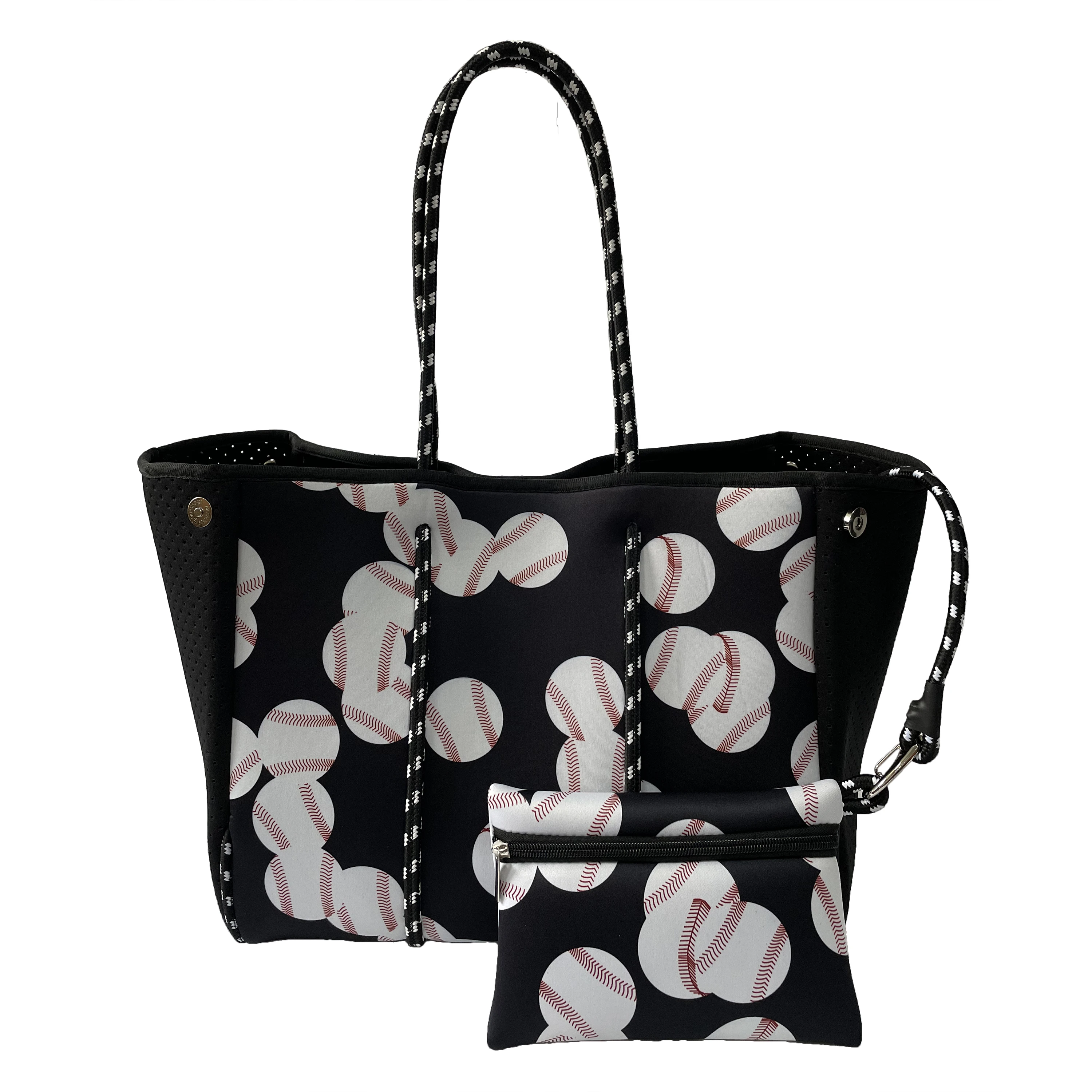 Bolso grande neopreno para mujer, bolsa de mano de diseñador de lujo, resistente al agua, con cartera de playa, de viaje, 2022| | - AliExpress