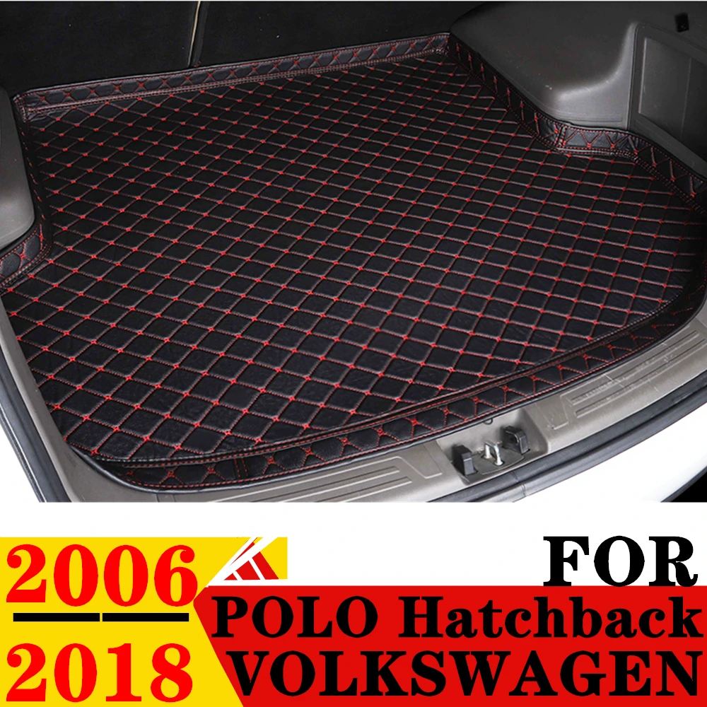 

Коврик багажника для Volkswagen VW POLO Hatchback 2018, 2017, 2016, 15-2006