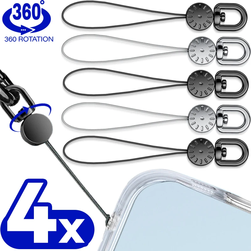 360° Rotatable Anti-Lost Phone Wrist Strap Lanyard