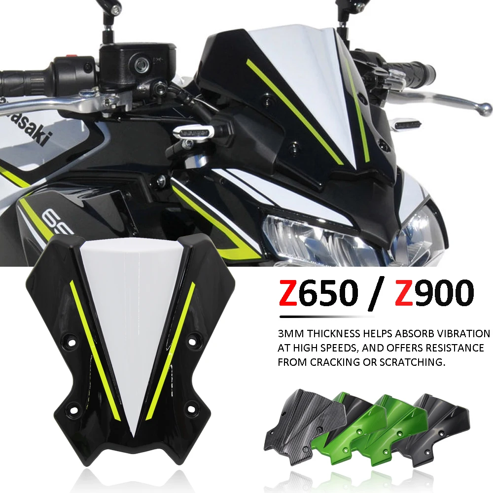

New Windshield For KAWASAKI Z650 Z900 Z 900 Z 650 2020 Motorcycle Windscreen Air Wind Deflector