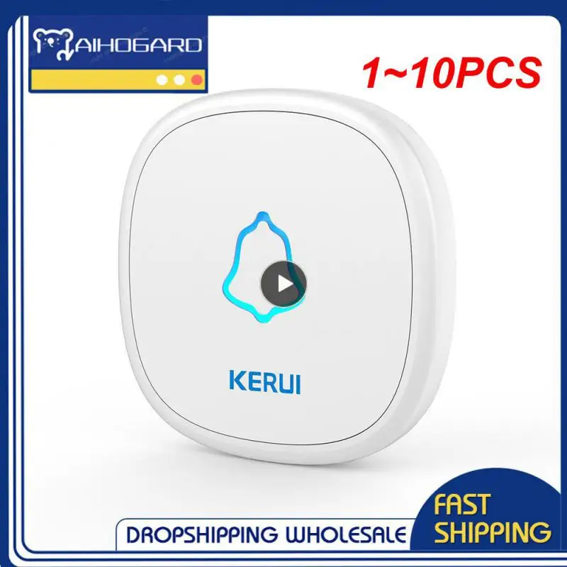 

1~10PCS Waterproof Touch Doorbell Button Wireless SOS Emergency Button 433MHz Alarm Accessories For KERUI Doorbel Alarm System