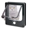 Cat Flap Door 4 Way Locking Security Lock ABS Plastic Dog Cat Flap Door Pets Smart Door Retractable Door Anti Cat Pet Supplies 6