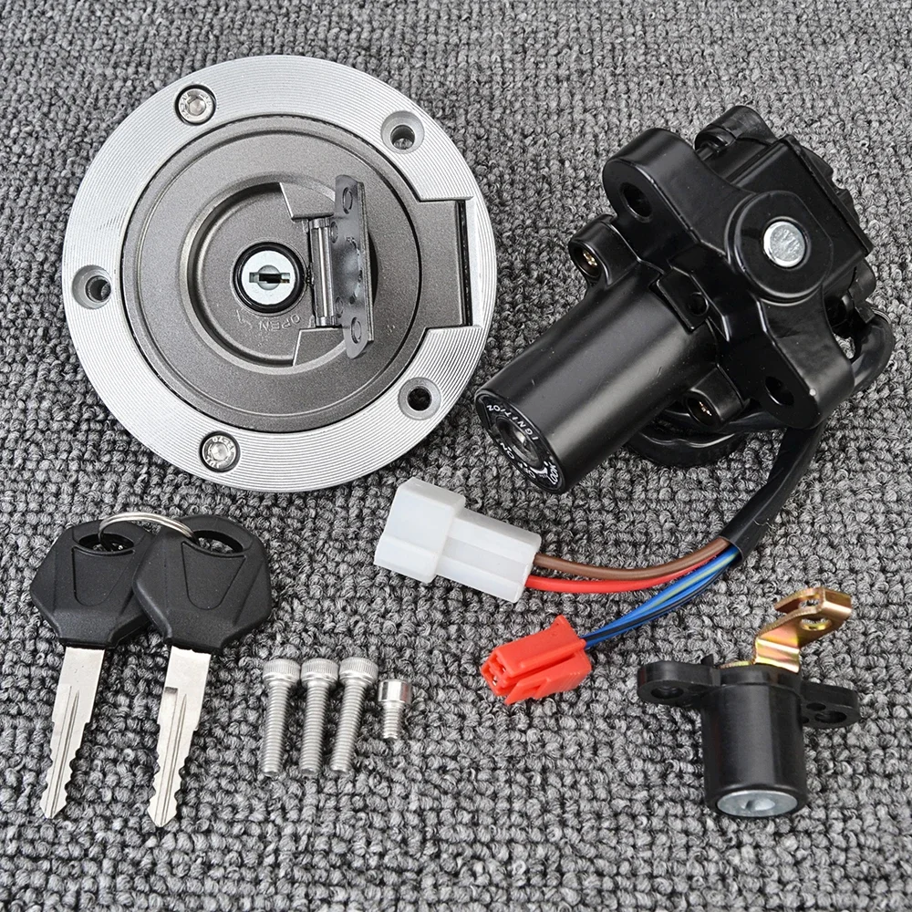 야마하 FZ8 FZ8N FZ8S FZ6 FZ6R FZ6N FZ6S FZ1 FZ1S FZ1N FZ1000 FZ10 V STAR XVS1300A XVS1300용 연료 가스 캡 점화 스위치 키
