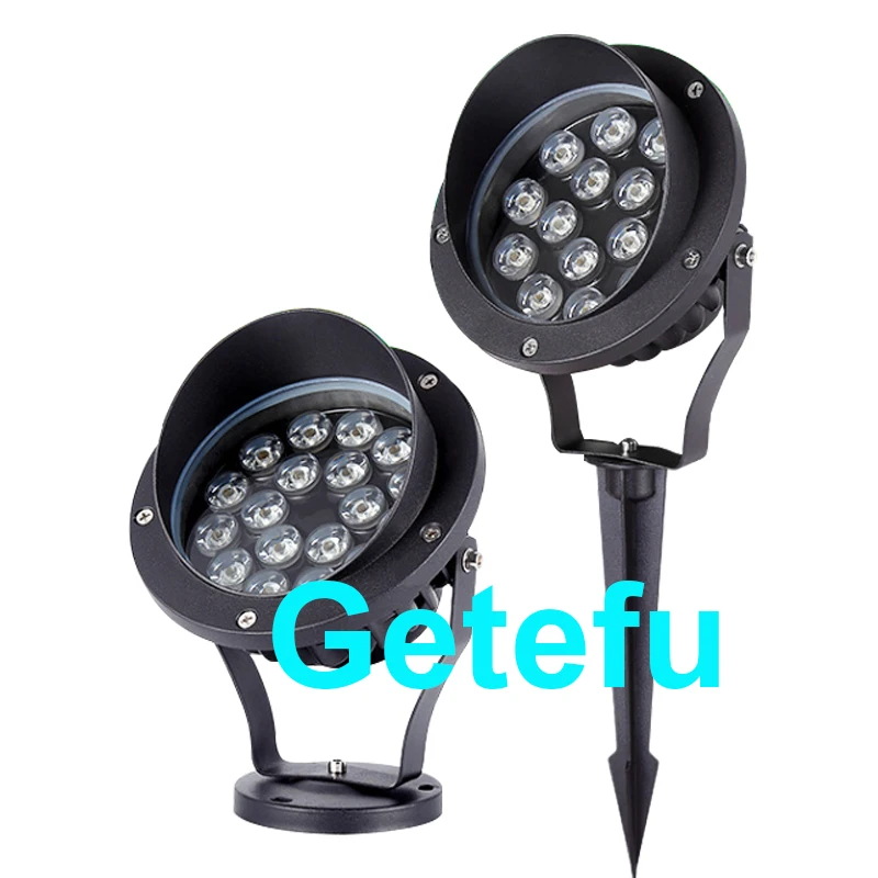 Description Picture 6 of itemLED Landscape Lighting 12W18W 24W Outdoor Flood lights Spike Spotlight DC12V110V 220V Garden lamp RGB LED Lawn light Tree lamp