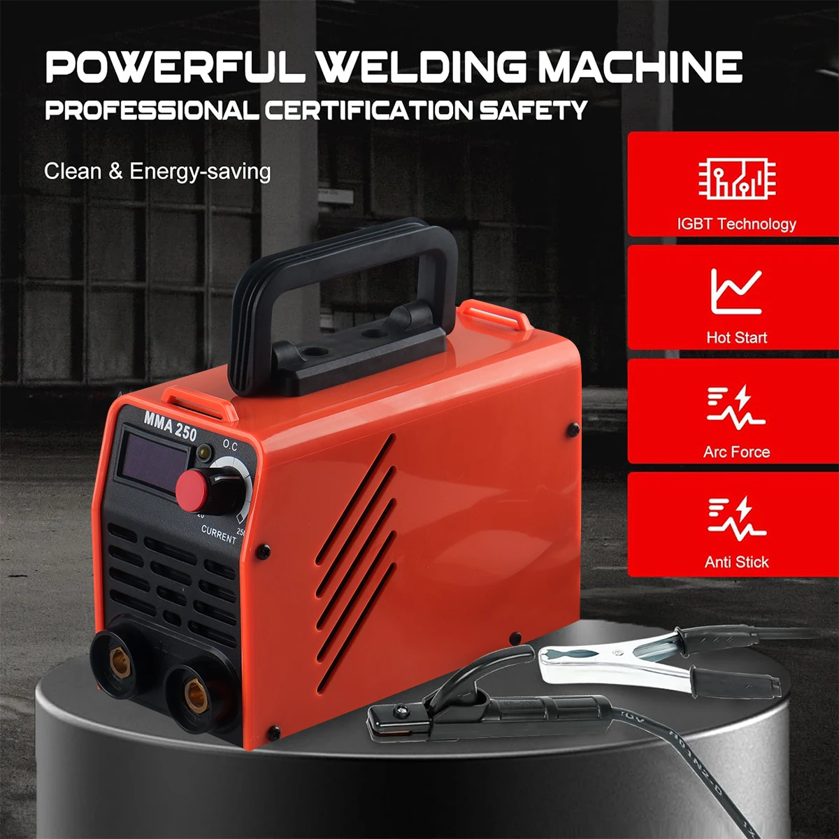 Electric Welding Machine attachment 250A Adjustable Home Mini Welding Device Direct Current Manual Metal Arc Electric Welder 3