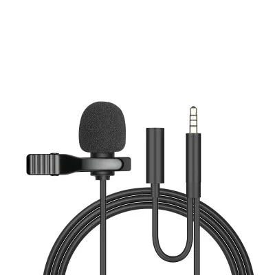 Compact USB Mini Microphone with Lapel Clip for Professional Audio Quality