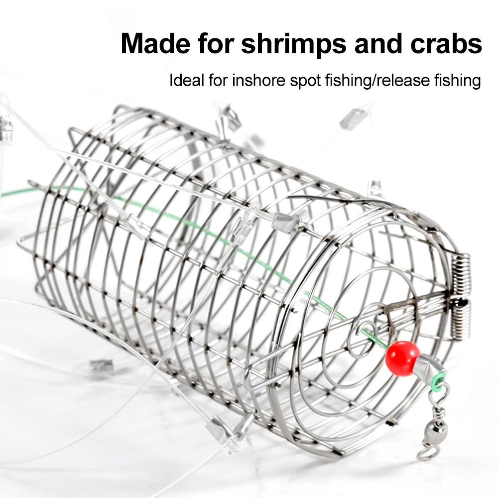 8 Laps Stainless Steel Crab Fishing Cages, Crab Traps, And Crab Traps Are  Suitable For Various Types Of Rock Crabs - AliExpress