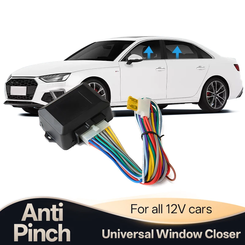 Hippcron Car Power Window Closer For 4 Doors Auto Close Windows Remotely Module