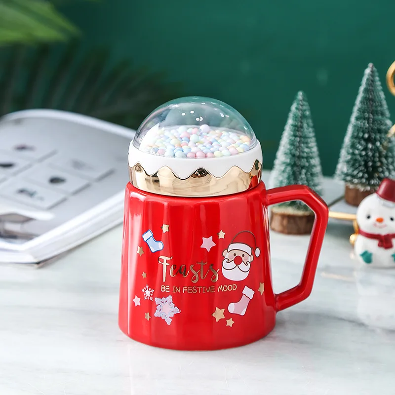 400ml 500ml Custom Reusable Cup Christmas Mugs Ceramic New Style Christmas  Mug for Kids Christmas Mug - China Water Bottle and Cup price