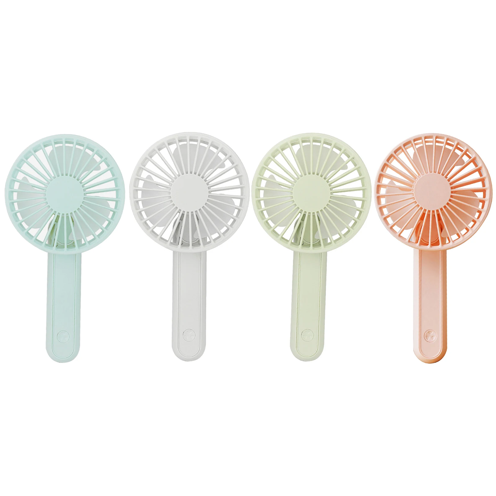 

1 Pc Hand-held Fan Portable Three Speed Control Silent DC5V 3.7V USB Rechargeable Folding Fan Household Electric Supplies