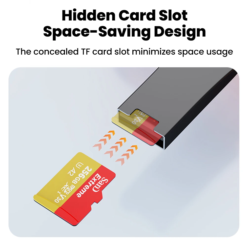 2 in 1 USB-C 카드 리더, USB C-SD 카드 OTG SD/TF 메모리 컨버터 (아이폰 15, 16, 17, PC USB 2.0 다기능 카드 리더)