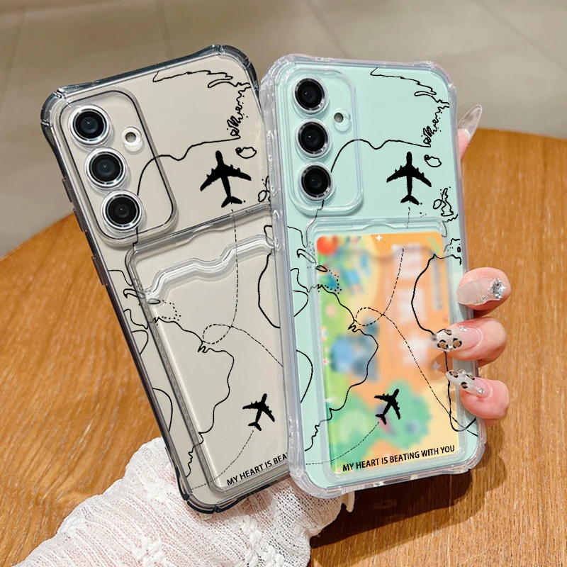 Airplane Line Card Holder Case