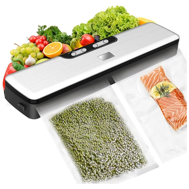 Automatic Vacuum Sealer Machine for Food Preservation and Freshness -  Includes 4PCS Vacuum Bags