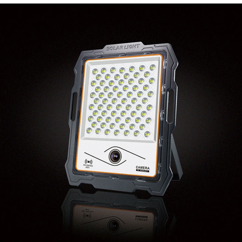 100W/200W/300W Led Camera Solar Light Outdoor Waterproof Portable Led Light Smart Monitoring Solar Street Light For Garden Camp