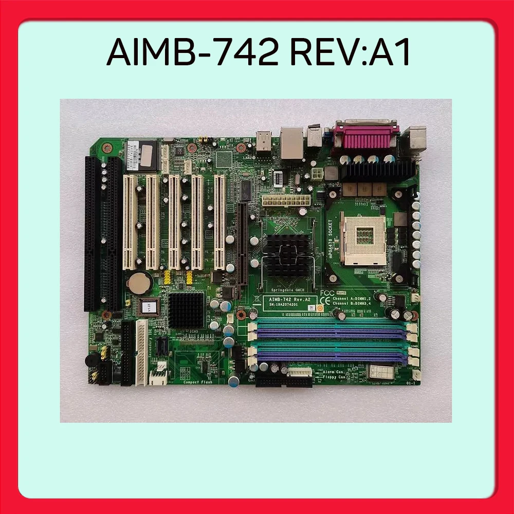 Для Advantech основная плата оборудования для промышленного управления AIMB-742VE AIMB-742 REV:A1