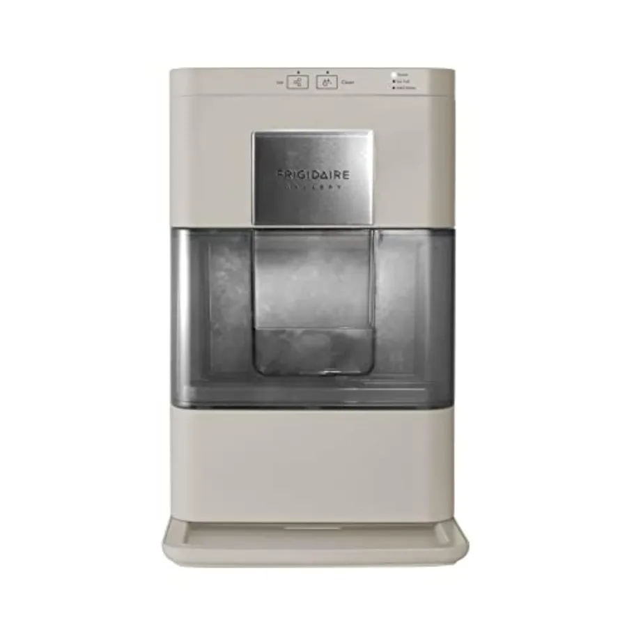 Frigidaire Nugget Ice Maker Countertop Ice Machine with Transparent Window Sonic Maker with 44 lbs Capacity Auto Self Clean