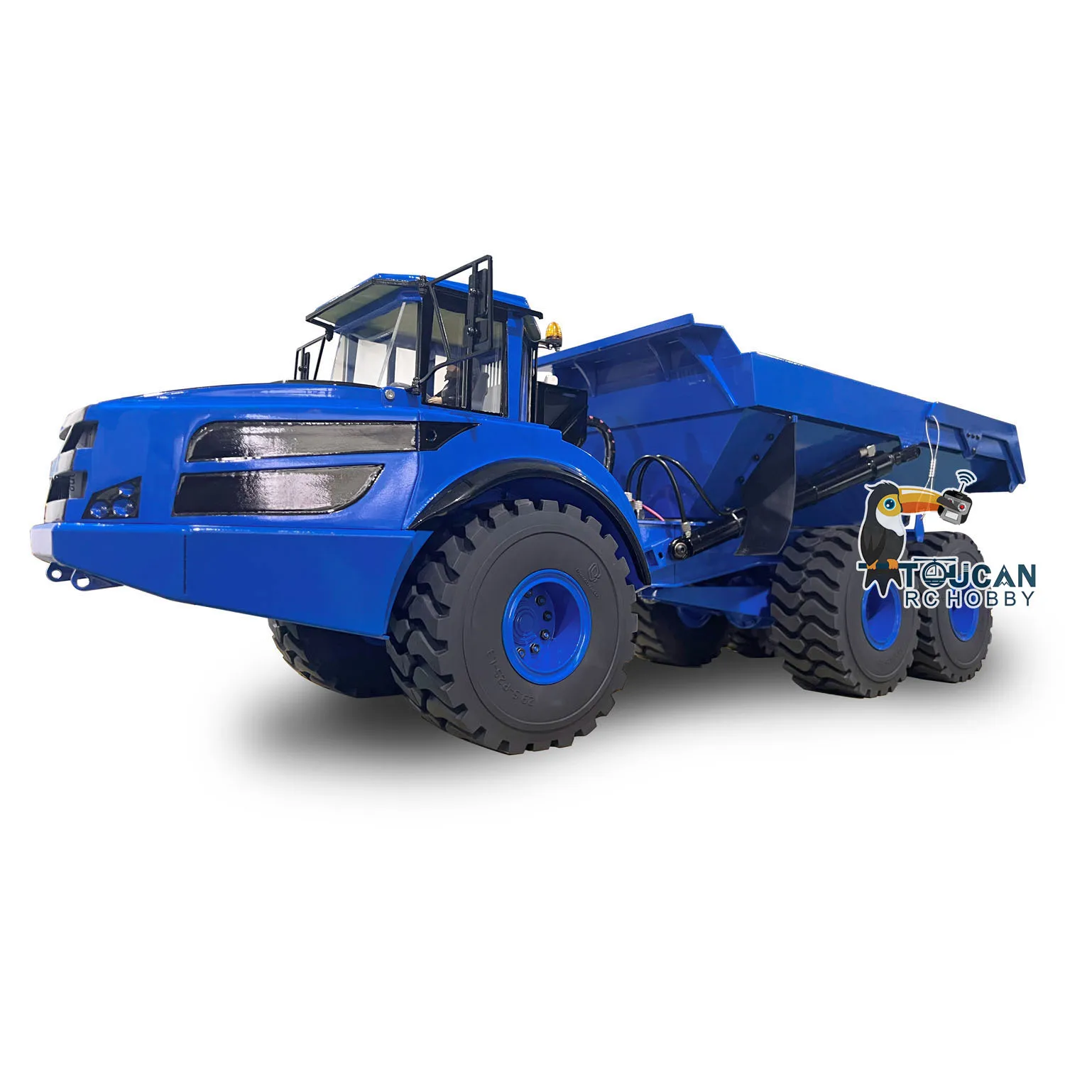 XDRC Toucanhobby Painted Remote Control Dumper RC Hydraulic Articulated Truck 1/14 6X6 Car Model 2