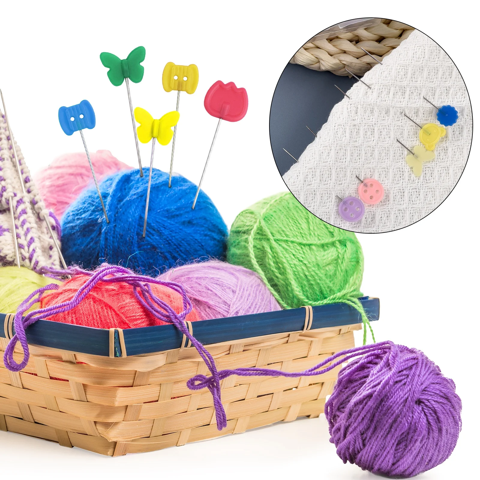 50/100pcs Dressmaking 핀 자수 패치 워크 고정 핀 버튼 핀 패치 워크 핀 바느질 및 DIY