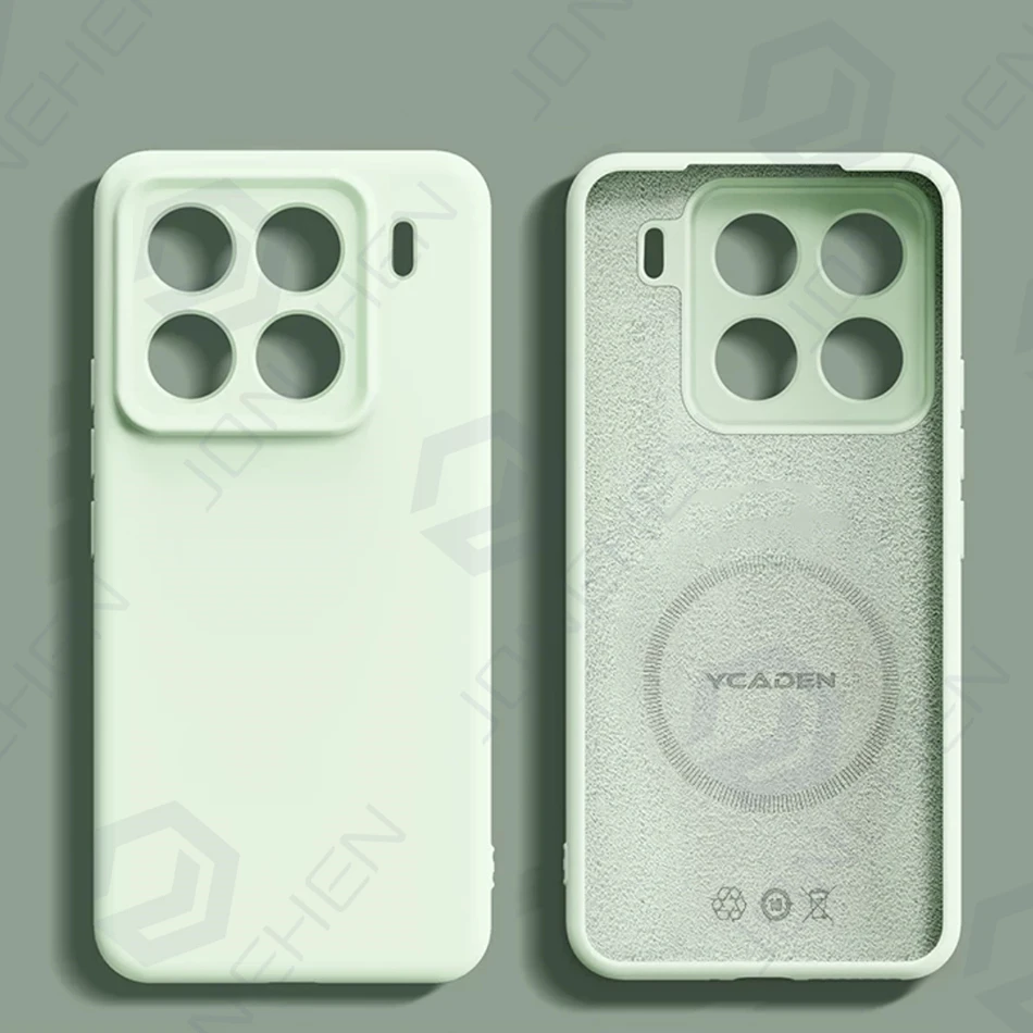 Sleek Candy Liquid Silicone Magnetic Phone Case with Magsafe Wireless Charging Compatibility