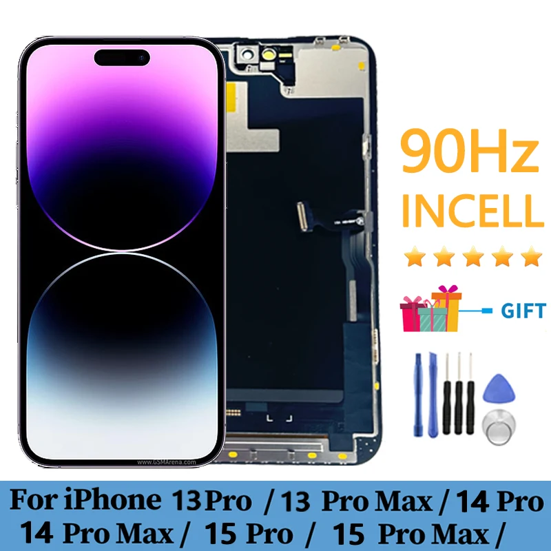 NEW INCELL 90Hz High Refresh Rate For iPhone 13 Pro Max/14 Pro Max