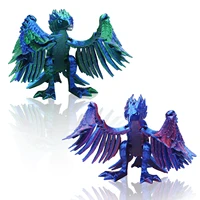 Phoenix Divine Bird Joint Movable Creative Handmade Model New Unique Gift Pressure Relief Toy 1